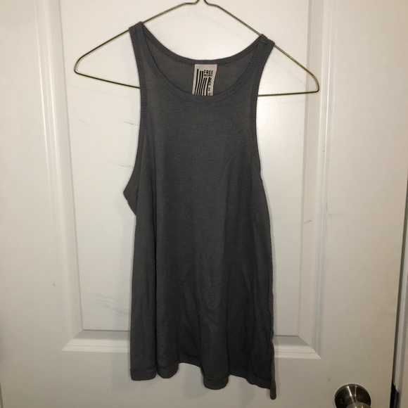 Free People Grey long tank top - Picture 1 of 2